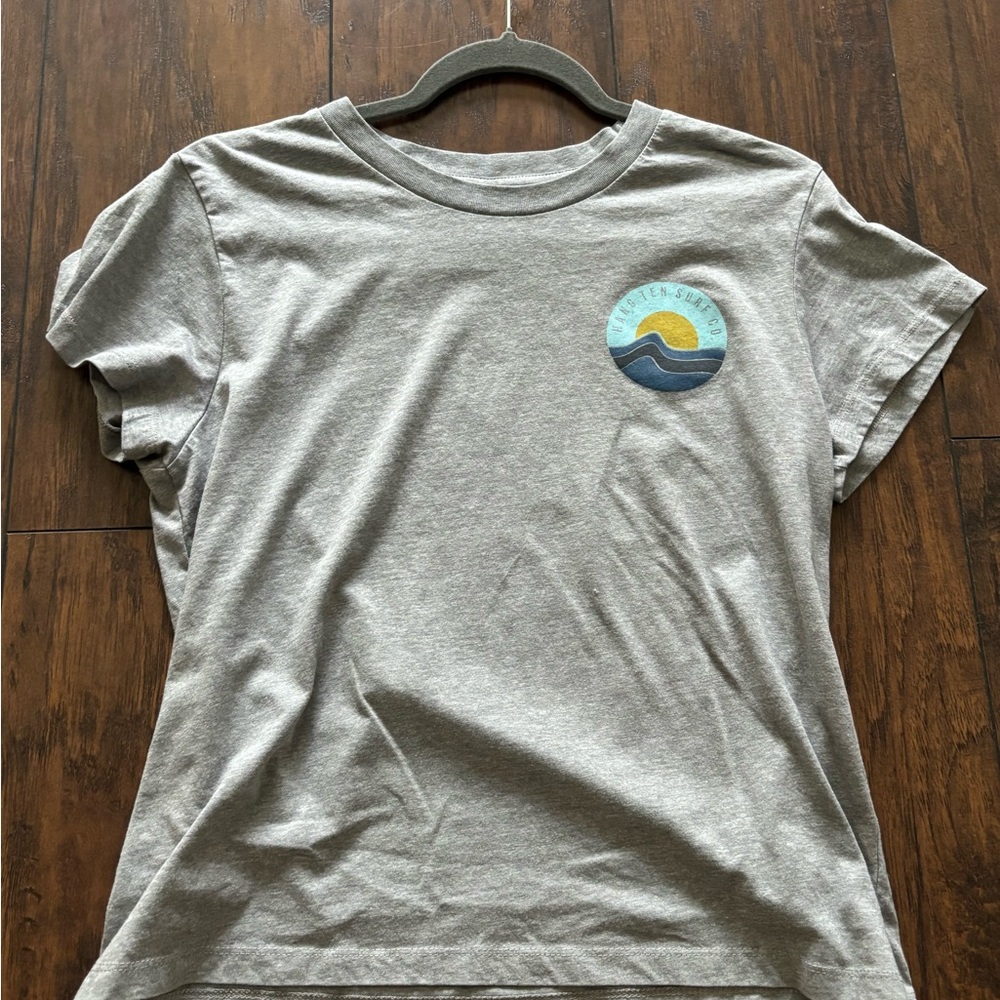Hang Ten Gray Wave Graphic Women's T-Shirt